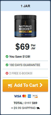 Nitric Boost Ultra 1 bottle